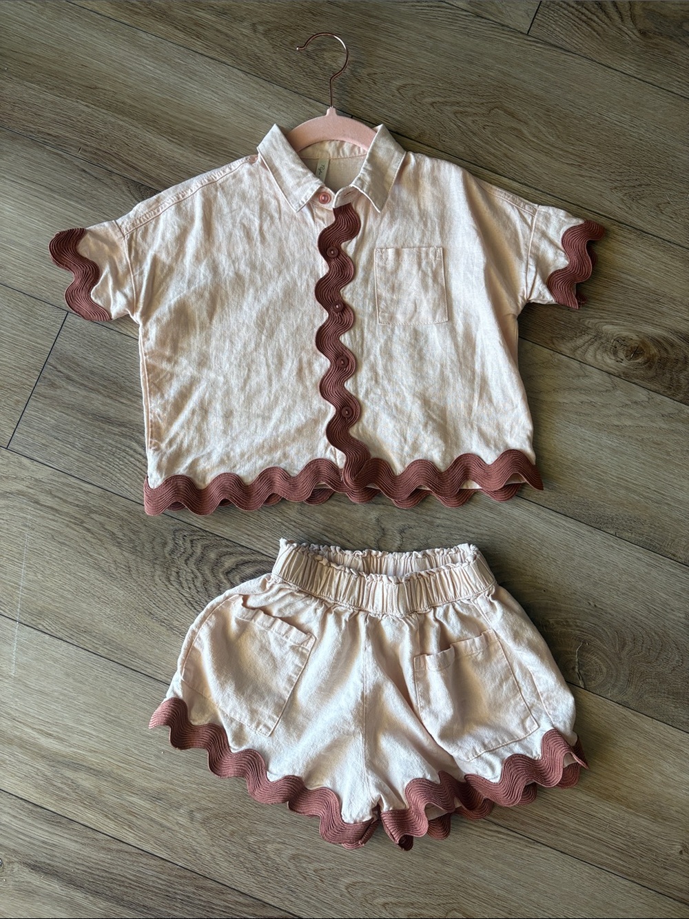 Rylee + Cru girl’s Kelli set in Shell